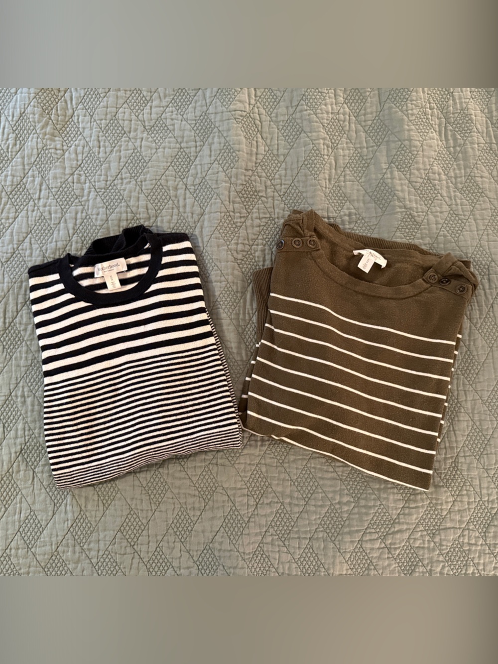 Motherhood Maternity Sweaters - Black & Olive